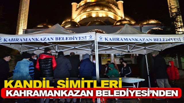Kahramankazan’da Regaip Kandili bereketi