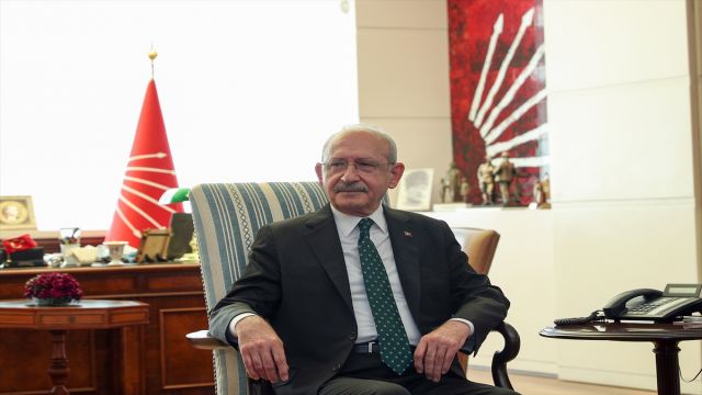 Kemal Kılıçdaroğlu, AP Türkiye Raportörü Nacho Sanchez Amor'u kabul etti