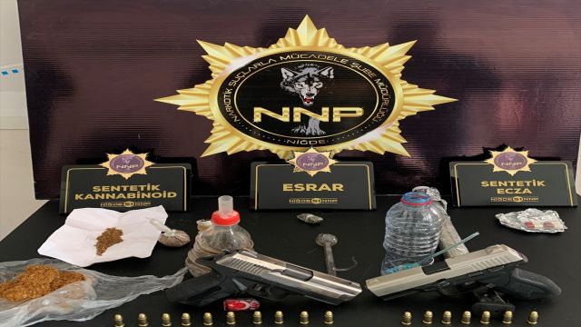 Niğde'de son 2 haftada uyuşturucu operasyonlarında 45 şüpheli yakalandı
