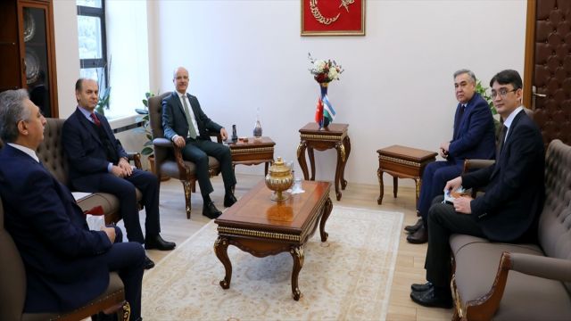 Özbekistan'ın Ankara Büyükelçisi Agzamhodjaev'den YÖK Başkanı Özvar'a ziyaret