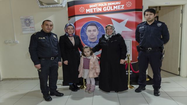 Şehit polis Metin Gülmez'in ismi Kahramankazan Polis Merkezi'nde yaşayacak