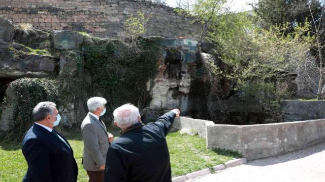 Talas'taki tarihi alanlar suyla buluşacak