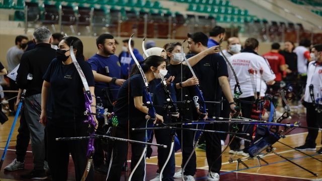 Türkiye Üniversiteler Arası Salon Okçuluk Şampiyonası, Eskişehir'de başladı
