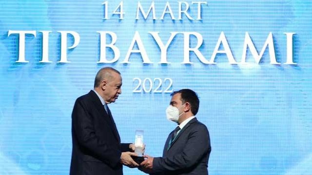 ERÜ'ye Cumhurbaşkanı Recep Tayyip Erdoğan'dan ödül
