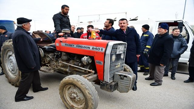 Altındağ'lı Çiftçilere Mazot desteği...