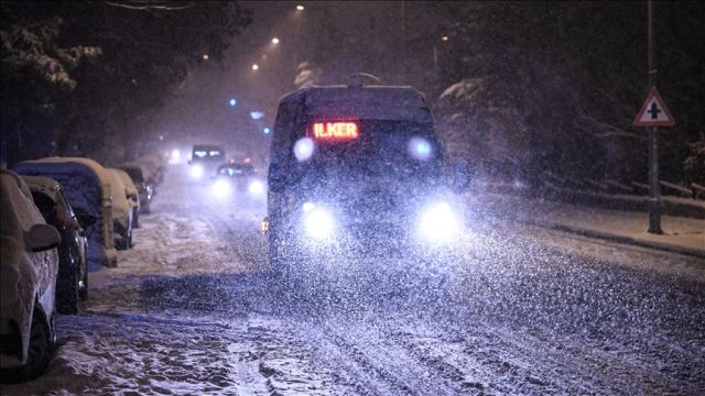 Ankara'da yoğun kar
