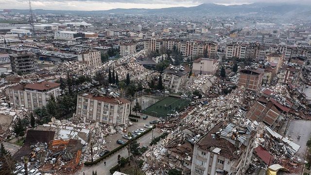 Hatay'da depremin acı görüntüsü