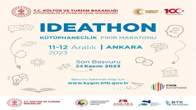 Ankara’da Yenilikçi Kütüphanecilik Fikirleri Yarıştı: Ödüllü Maraton Başladı