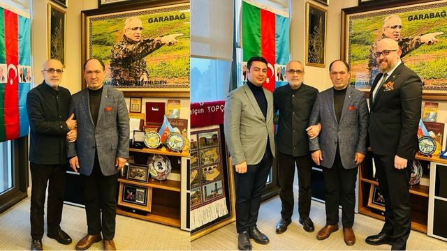 ŞEHİT ÖĞRETMEN AYBÜKE YALÇIN’IN BABASINDAN CUMHURBAŞKANI BAŞDANIŞMANI YALÇIN TOPÇU’YA ANLAMLI ZİYARET