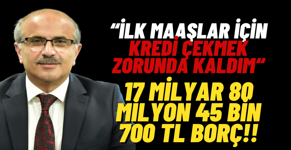 Malatya Büyükşehir Belediye Başkanı Sami Er’den Borç Açıklaması: Borç Çok Kasa Boş