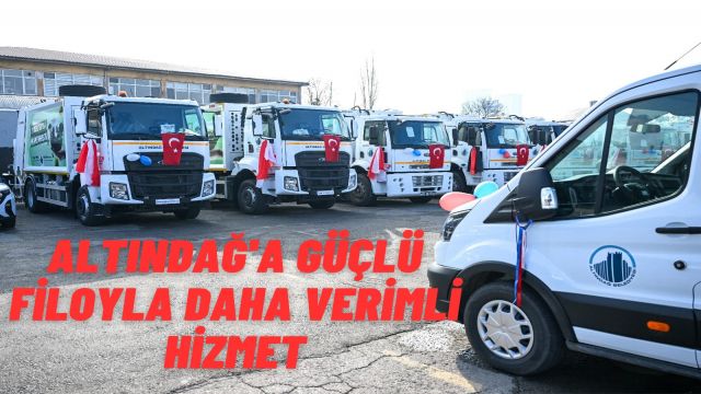 Altındağ Belediyesi Araç Filosunu 22 Yeni Araçla Güçlendirdi