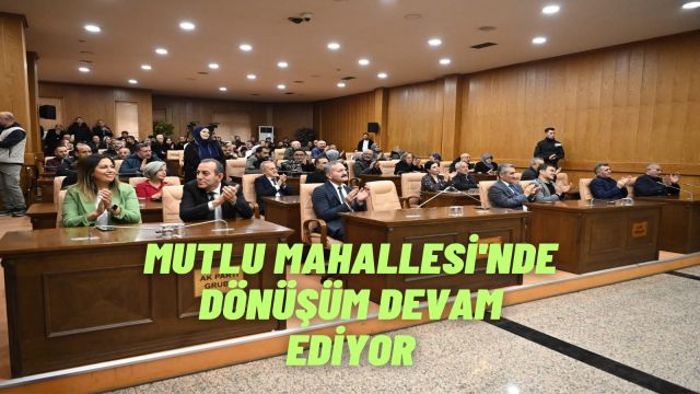 Mutlu Mahallesi’nde Hak Sahipleri Yeni Evlerine Kavuştu