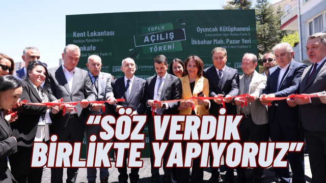 ÇANKAYA’YA HİZMET YAĞMURU 4 YENİ TESİS BİRDEN AÇILDI