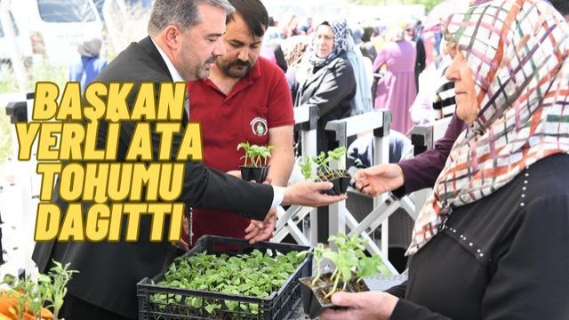 Pursaklar’da Yerli Tohuma Destek Sofralara Bereket Geliyor