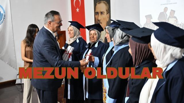 Altındağ'ın çalışkan kadınları mezun oldu...