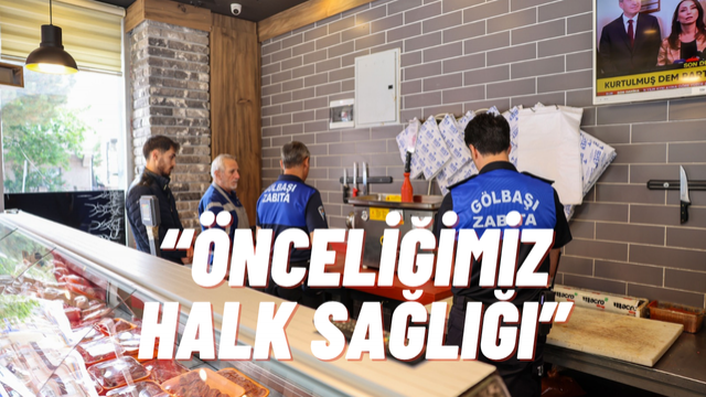Gölbaşı Belediyesi Zabıta Ekiplerinden Kurban Bayramı Öncesi Sıkı Denetim