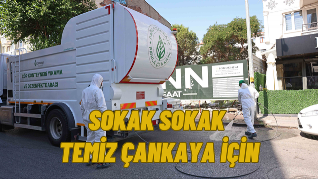 Çankaya’da Temizlik Seferberliği Ekipler Bu Kez Bahçelievler’de
