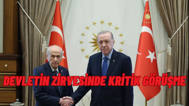 Cumhurbaşkanı Erdoğan, MHP Lideri Bahçeli’yi Beştepe’de Kabul Etti