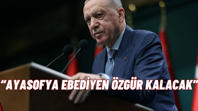 Cumhurbaşkanı Erdoğan'dan Ayasofya Camii’nin Açılışının 5. Yılına Anlamlı Mesaj