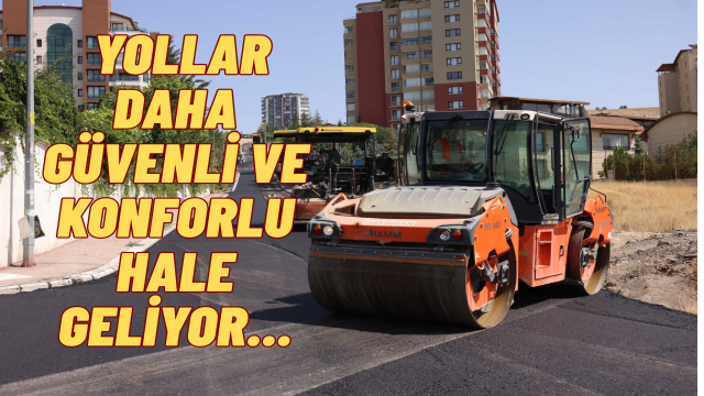 Çankaya’da Yol Konforu Artıyor