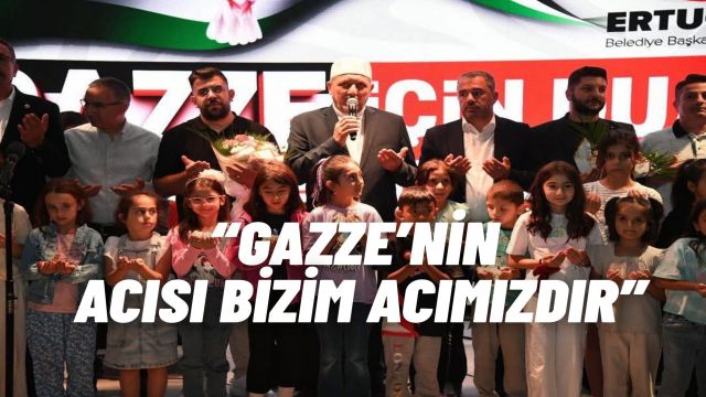 Pursaklar’da Eller Gazze İçin Semaya Açıldı