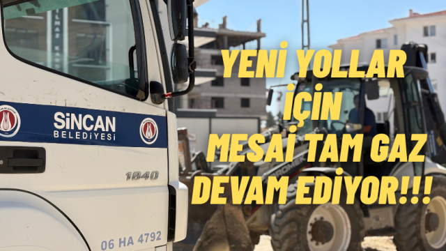 Sincan’da Asfalt Çalışmaları Mahalle Mahalle Devam Ediyor