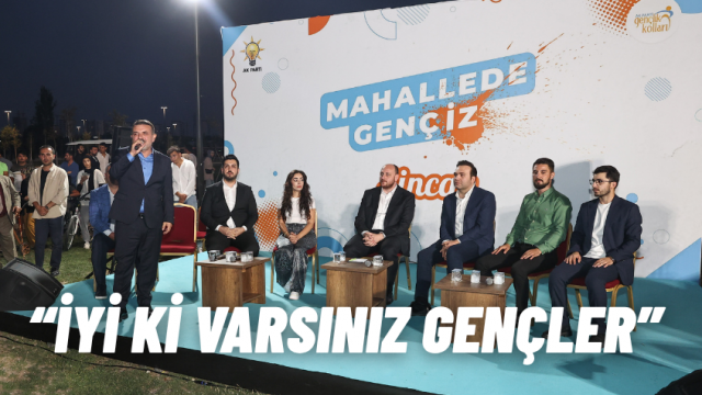 Sincan’da Gençlik Coşkusu: Mahallede GençİZ Buluşmasına Yoğun İlgi
