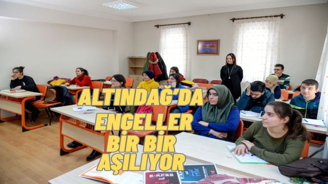 Altındağ Belediyesi’nden Engellilere E-KPSS Kursu Desteği