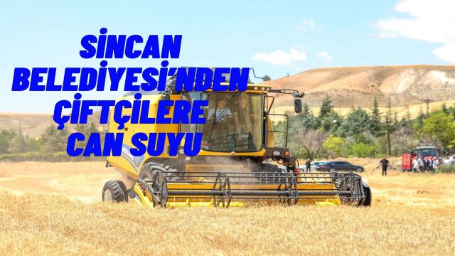 Sincan Belediyesi’nden Çiftçilere Yüzde 75 Hibeli Buğday Tohumu Desteği