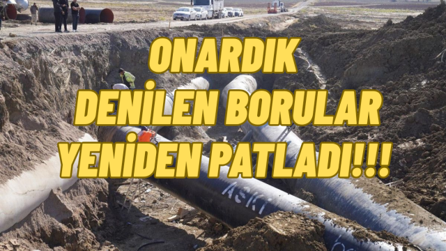 Ankara’da Su Krizi Büyüyor: Onardık Denilen Borular Yeniden Patladı