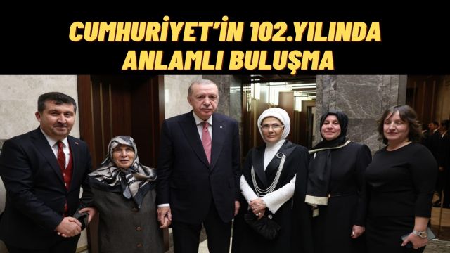 Cumhurbaşkanlığı Külliyesi’nde Tarihi Buluşma Atatürk’ün Ailesi Erdoğan Çiftiyle Bir Araya Geldi
