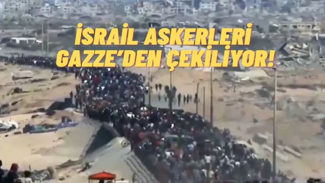 İsrail Çekildi: Gazzeliler Evlerine Dönmeye Başladı