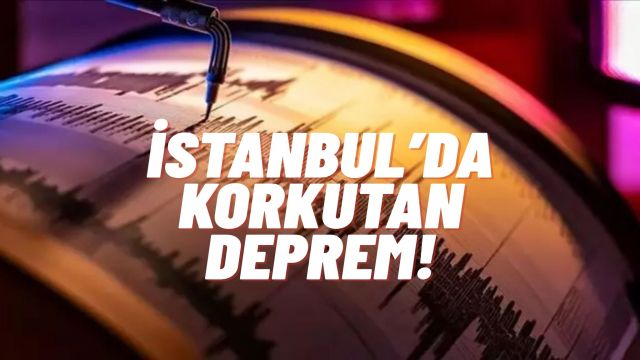 İstanbul'da 5 Büyüklüğünde Deprem AFAD'dan Açıklama