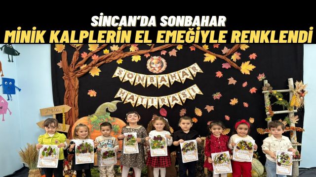 Plevne Anne Çocuk Oyun Evi’nde Sonbahar Coşkusu