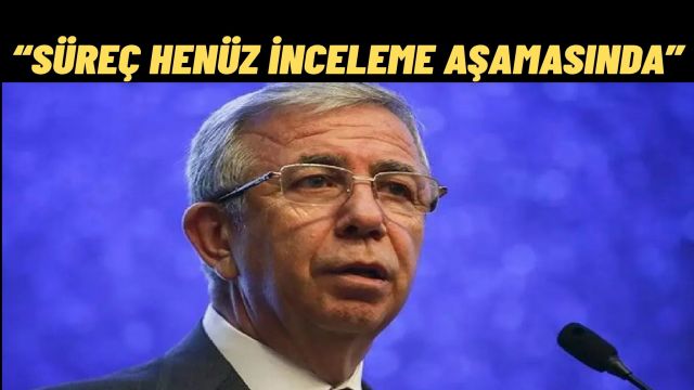 Yavaş’tan Soruşturma İzni Açıklaması Henüz İnceleme Aşamasındayız