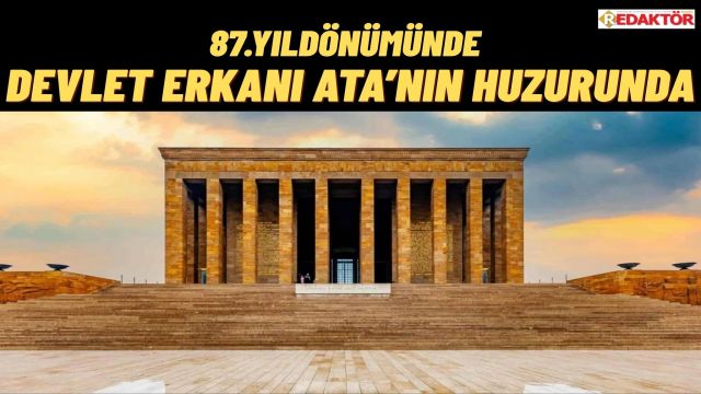 10 Kasım’da Anıtkabir’de Saygı Duruşu Erdoğan ve Devlet Erkanı Ata’nın Huzurunda