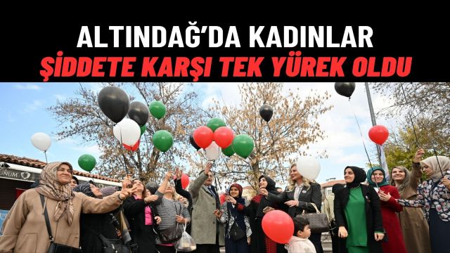 Altındağ’da Kadınlar Hem Şiddete Karşı Birleşti
