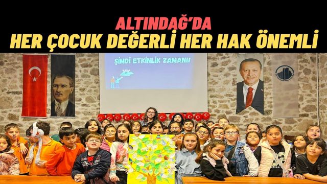 Altındağlı Çocuklara Çocuk Hakları Eğitimi
