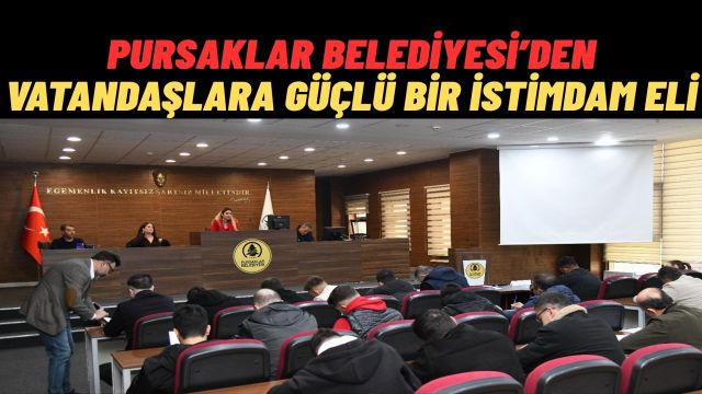 Pursaklar Belediyesi, Vatandaşlara Yeni İş Kapıları Açıyor