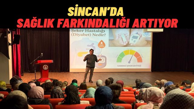 Sincan Belediyesi Diyabet ve Akciğer Kanseri Konusunda Vatandaşları Bilgilendirdi