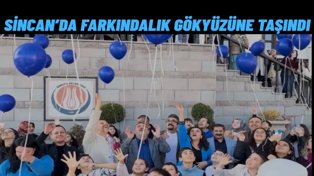 Sincan’da Mavi Balonlar Diyabet Farkındalığı İçin Gökyüzüne Yükseldi