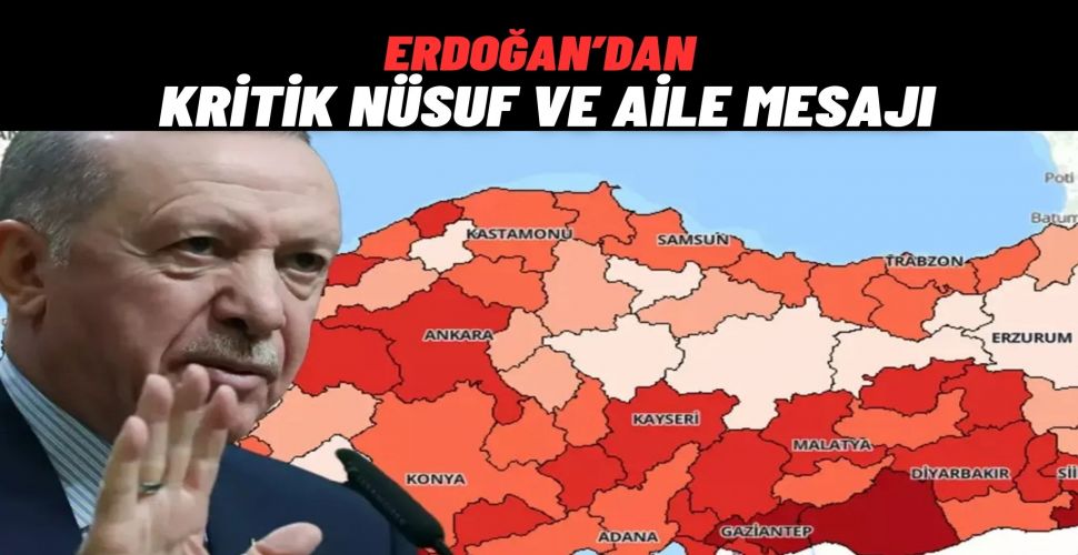Türkiye’nin Nüfus Sorunu Alarm Veriyor Erdoğan’dan Kritik Açıklama