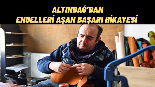 Altındağ’da Engelleri Aşan Deri Ustası Ve Milli Sporcu