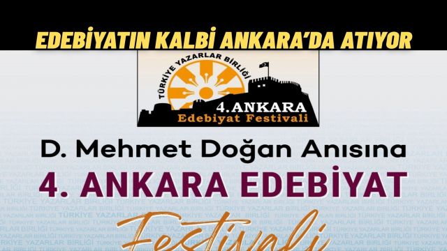 Ankara Edebiyat Festivali Başlıyor: Şehir, Fikir ve Edebiyatın Kalbi Olacak