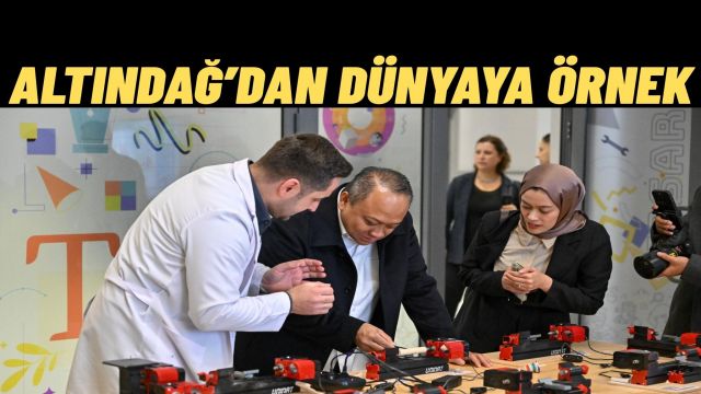 Endonezya Büyükelçisi’nden Altındağ Alev Alatlı Bilim Merkezi’ne Tam Not