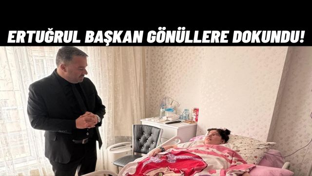 Ertuğrul Çetin’den Hastalara Moral Ziyareti