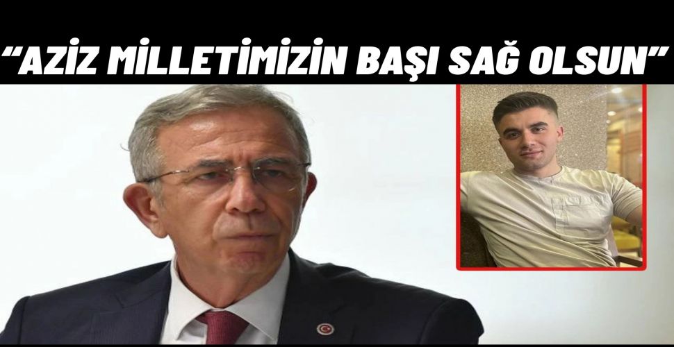 Mansur Yavaş’tan Şehit Polis Emre Albayrak İçin Taziye Mesajı