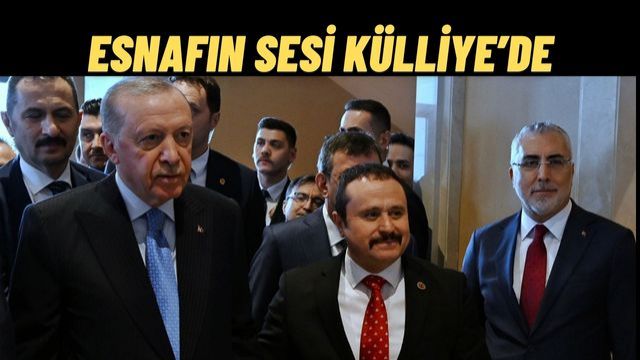 Başkan İsa Yalçın Cumhurbaşkanı Erdoğan’a Sincan Esnafını Anlattı