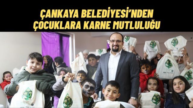 Karahasanlı’da Karne Sevinci Çankaya Belediyesi İle Şenliğe Dönüştü