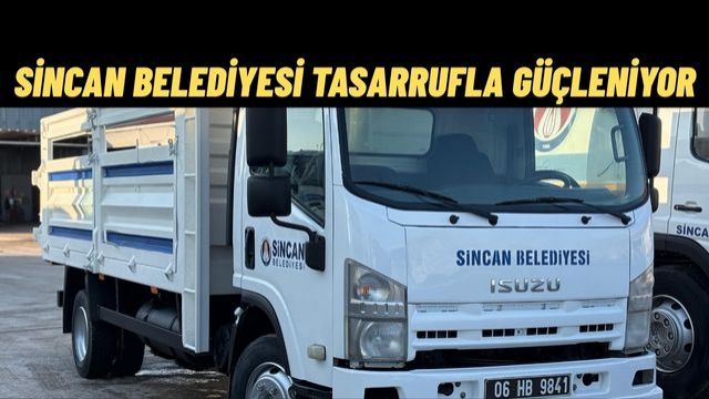 Sincan Belediyesi’nden Tasarruf Odaklı Araç Bakım Hamlesi